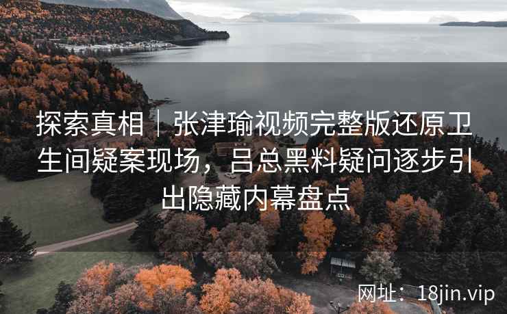 探索真相｜张津瑜视频完整版还原卫生间疑案现场，吕总黑料疑问逐步引出隐藏内幕盘点
