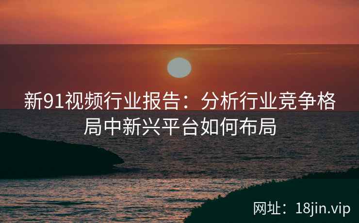 新91视频行业报告:分析行业竞争格局中新兴平台如何布局 新91视频行业报告:分析行业竞争格局中新兴平台如何布局